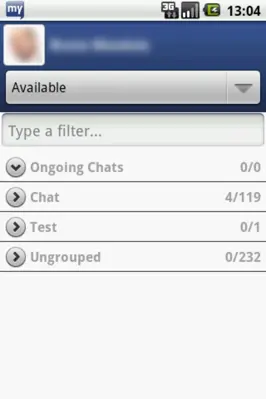 myChatDroid for Facebook android App screenshot 4