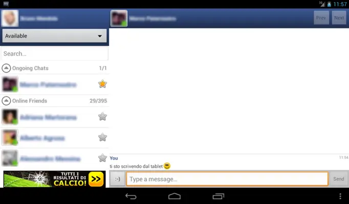 myChatDroid for Facebook android App screenshot 6